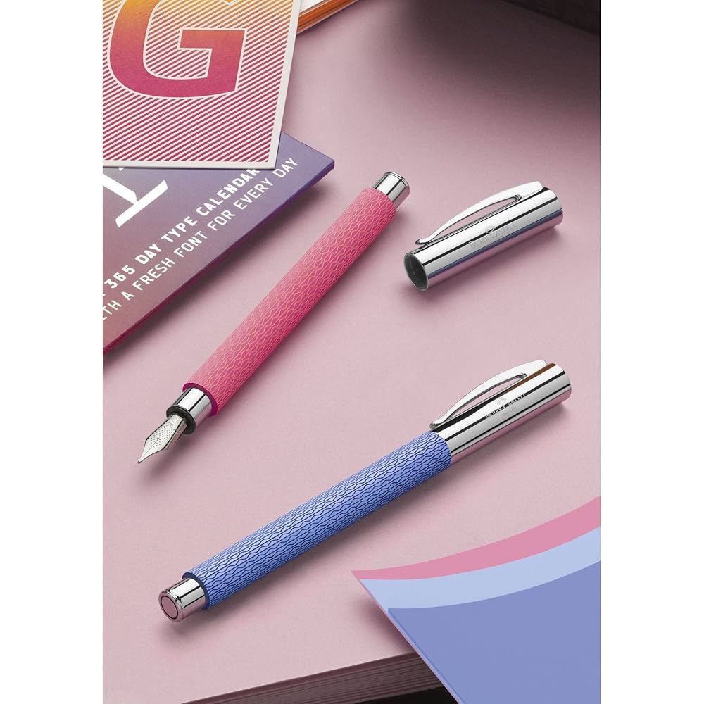FABER-CASTELL　万年筆　アンビション オプアート ピンクサンセット Amazon | FABER-CASTELLアンビション オプアート ピンクサン